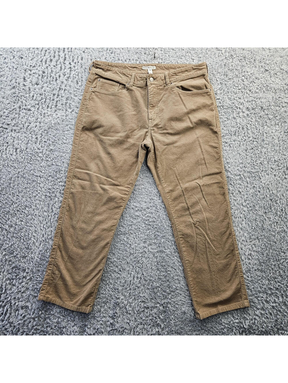 Peter Millar Brown Corduroy Superior Soft 5 Pocket Pants MF16B92 34x28
